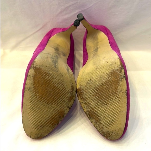 🔥3 for $12. Magenta High Heeled Pump with Stiletto Heel and Suede Material - Picture 4 of 6